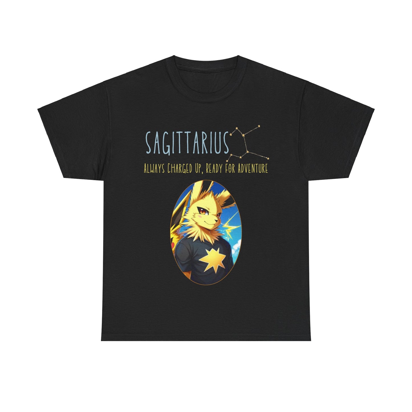 Sagittarius: Always Charged Up Tee | AUS SHIPPING