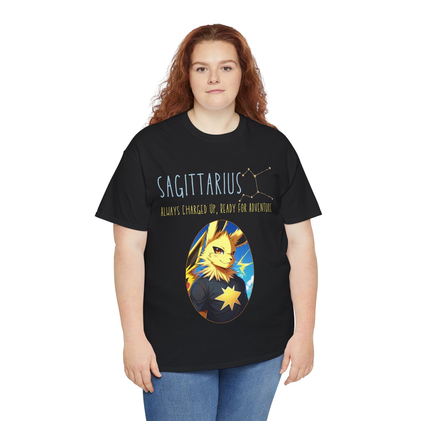 Sagittarius: Always Charged Up Tee | AUS SHIPPING