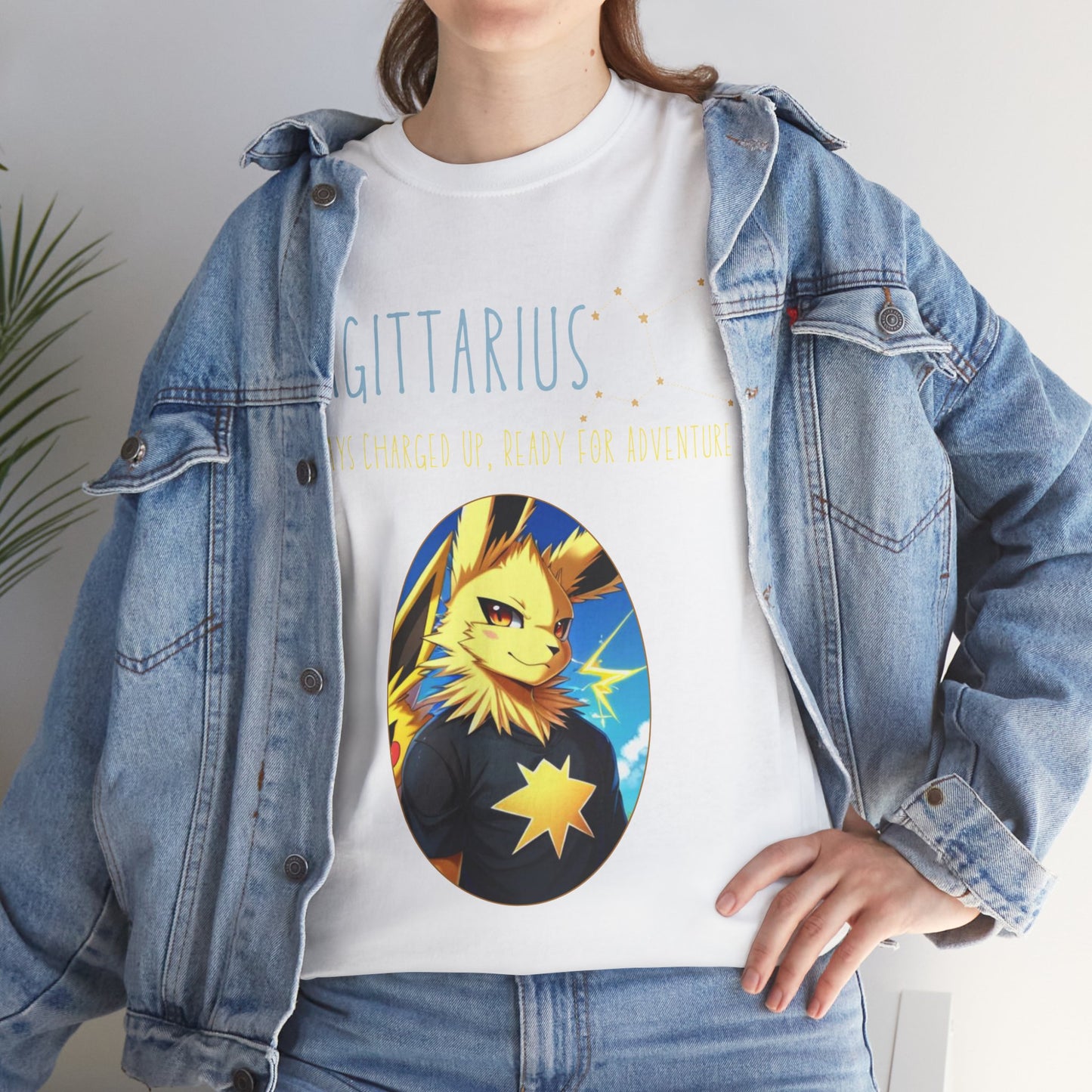 Sagittarius: Always Charged Up Tee | AUS SHIPPING