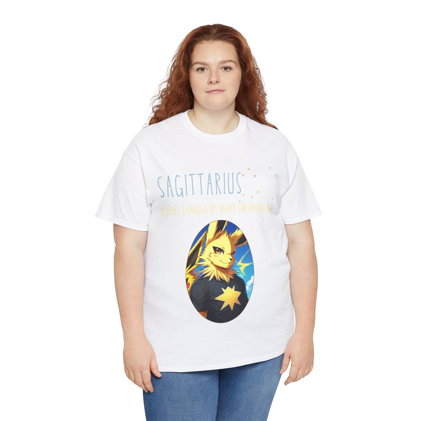 Sagittarius: Always Charged Up Tee | AUS SHIPPING