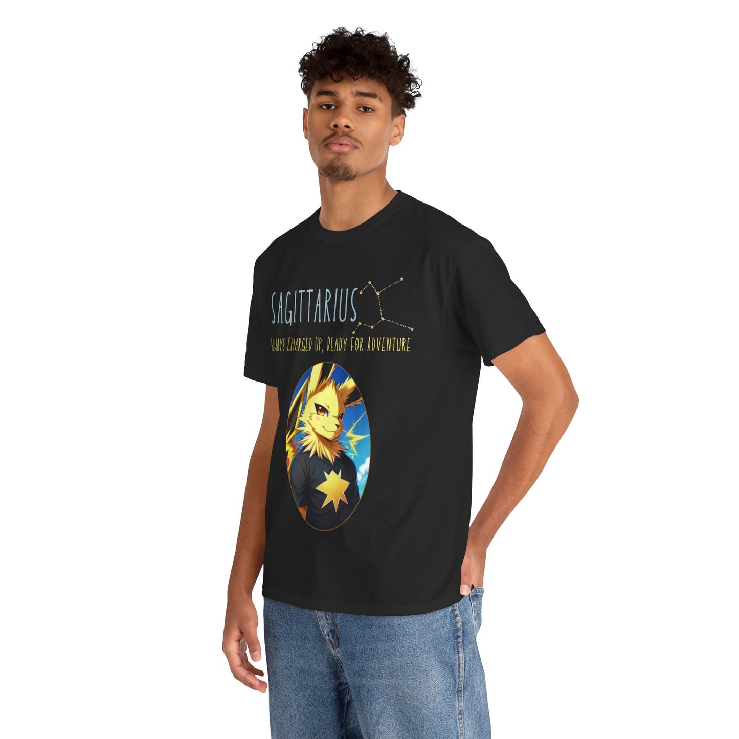 Sagittarius: Always Charged Up Tee | AUS SHIPPING