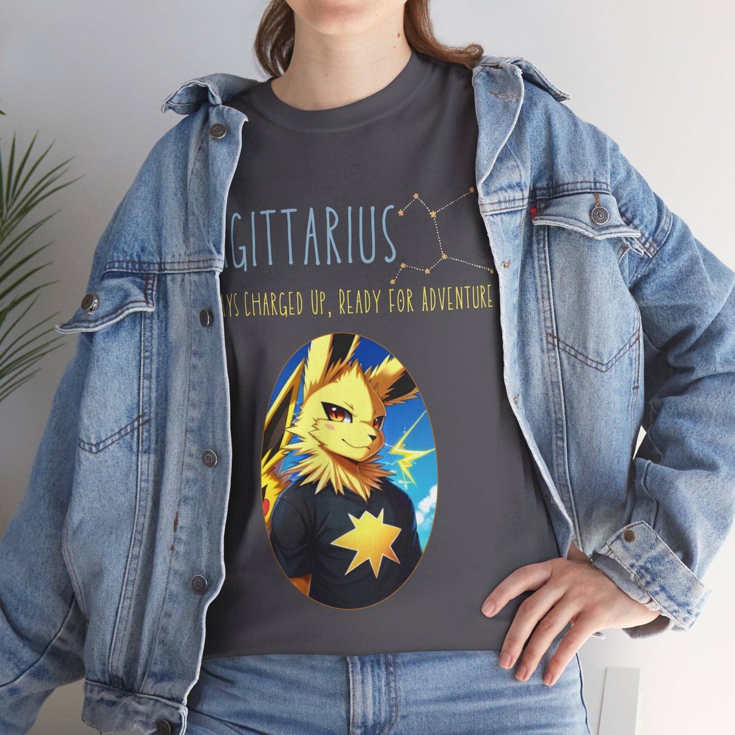 Sagittarius: Always Charged Up Tee | AUS SHIPPING