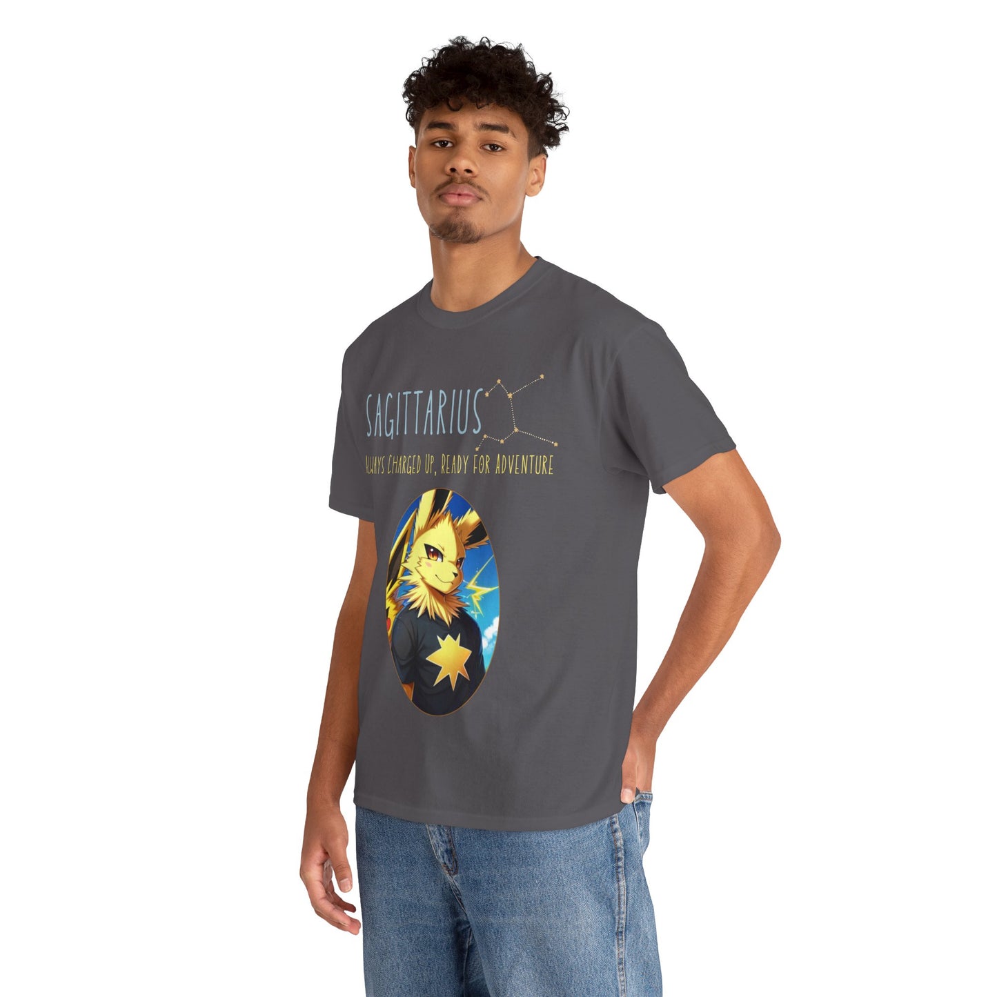 Sagittarius: Always Charged Up Tee | AUS SHIPPING