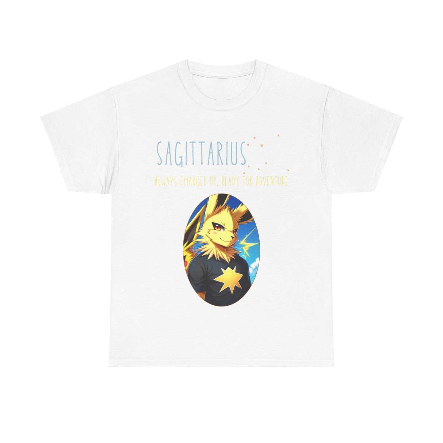 Sagittarius: Always Charged Up Tee | AUS SHIPPING