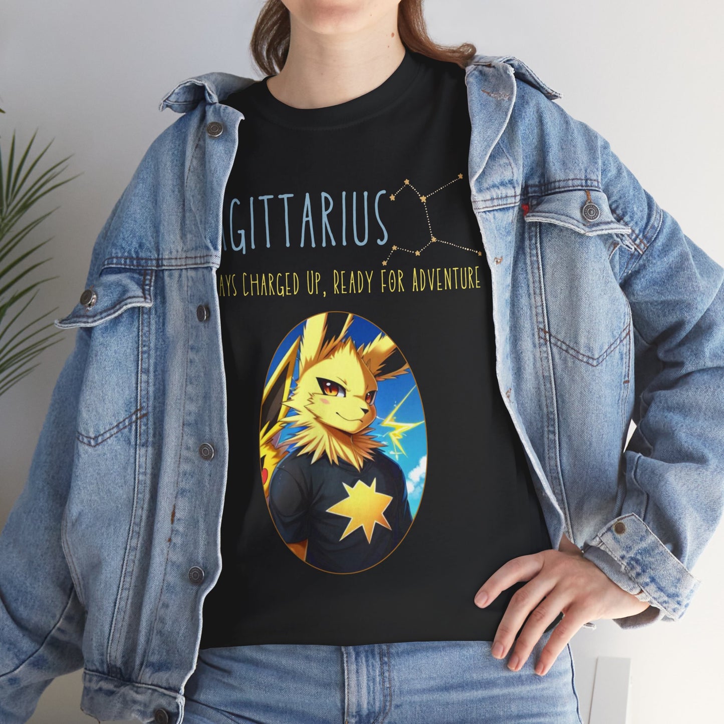 Sagittarius: Always Charged Up Tee | USA SHIPPING