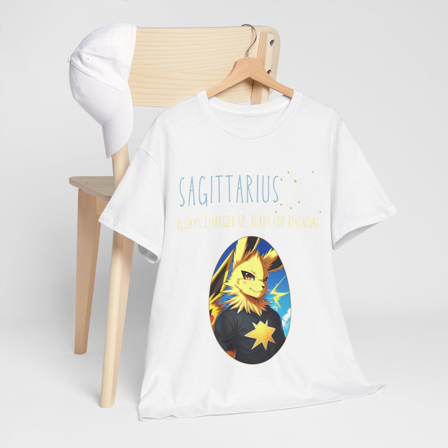 Sagittarius: Always Charged Up Tee | AUS SHIPPING