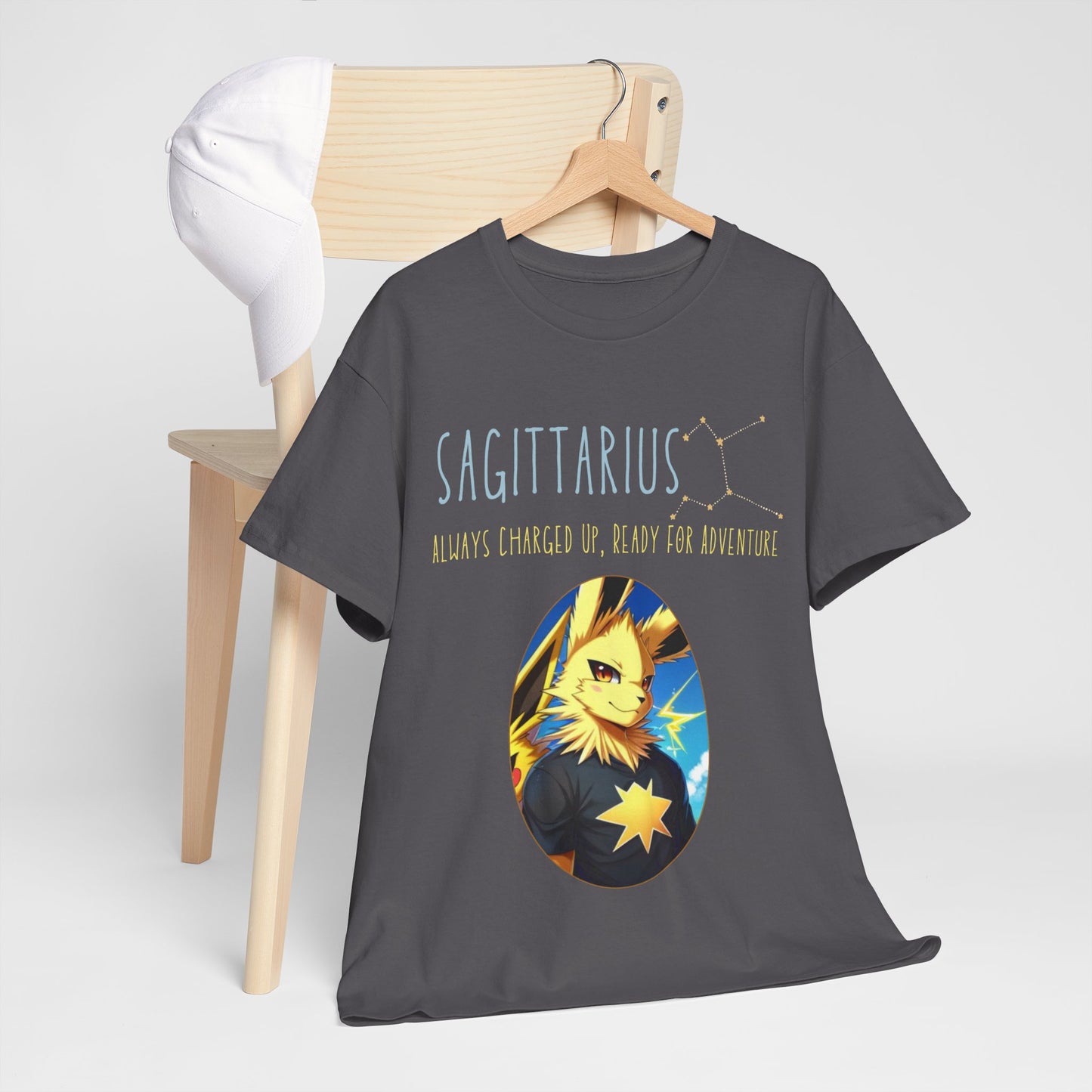 Sagittarius: Always Charged Up Tee | AUS SHIPPING