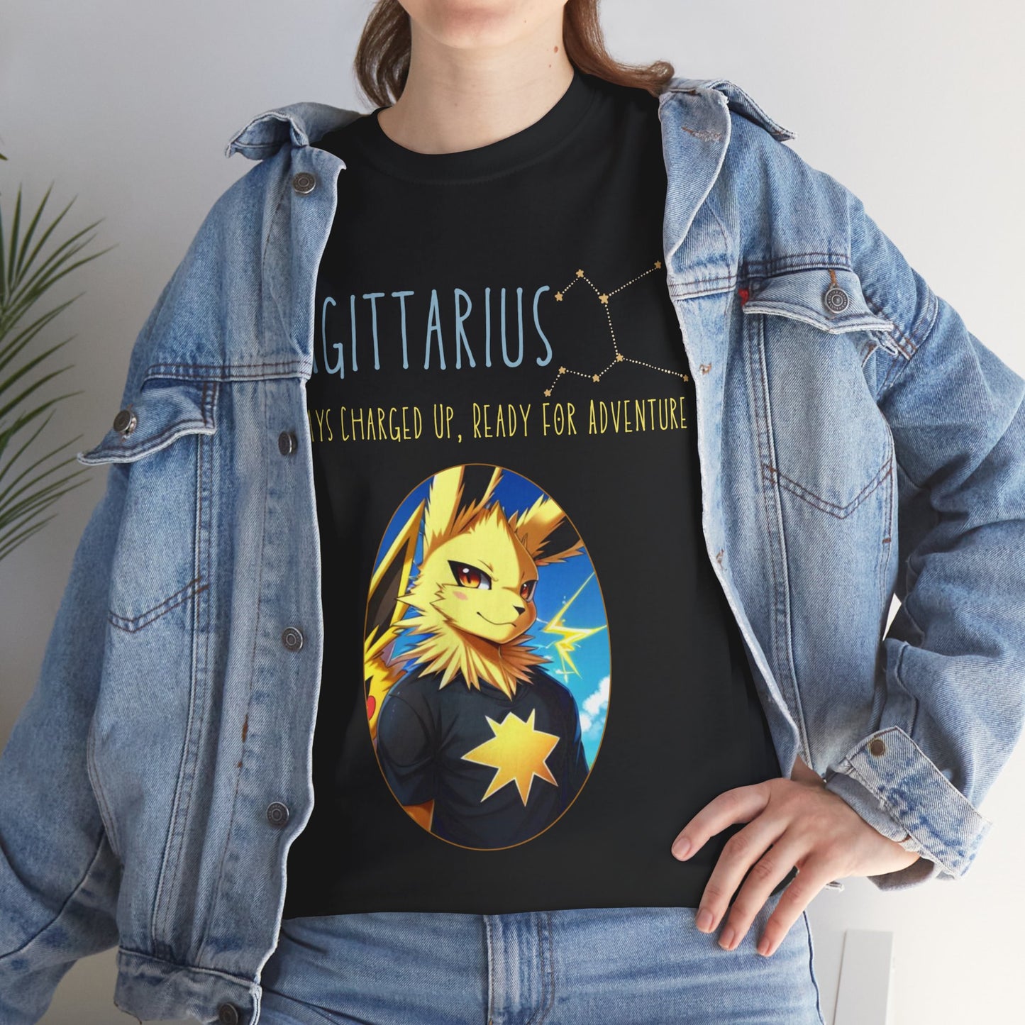 Sagittarius: Always Charged Up Tee | AUS SHIPPING