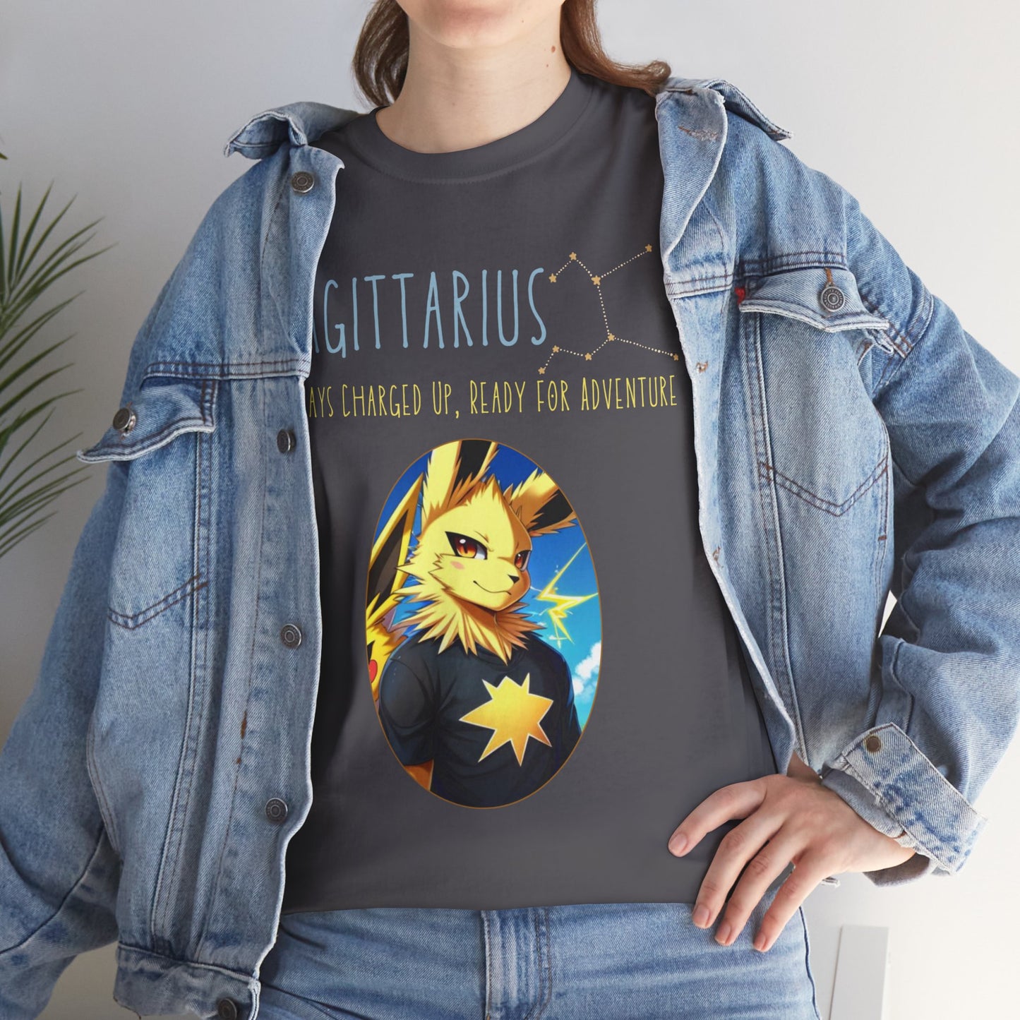 Sagittarius: Always Charged Up Tee | USA SHIPPING