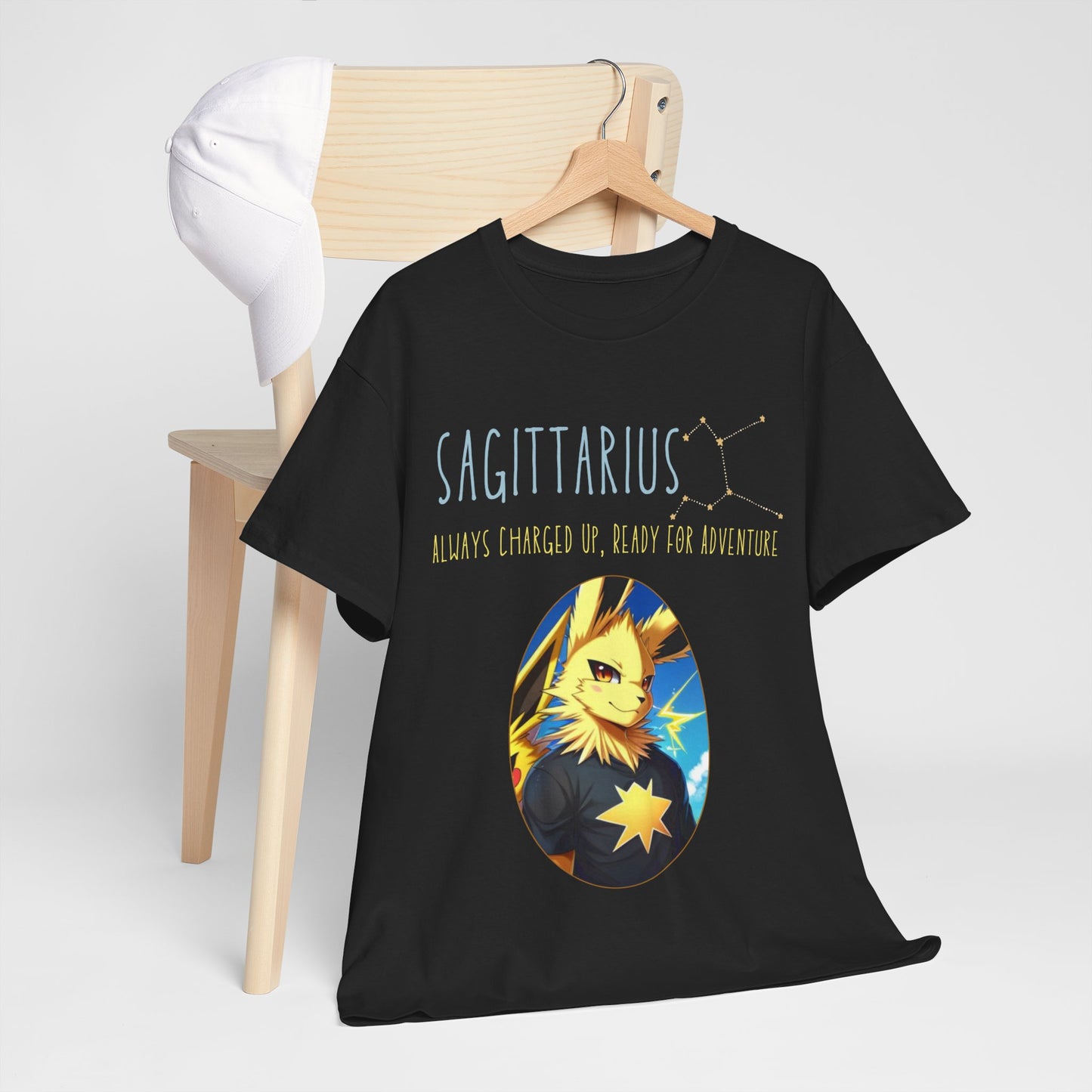 Sagittarius: Always Charged Up Tee | AUS SHIPPING