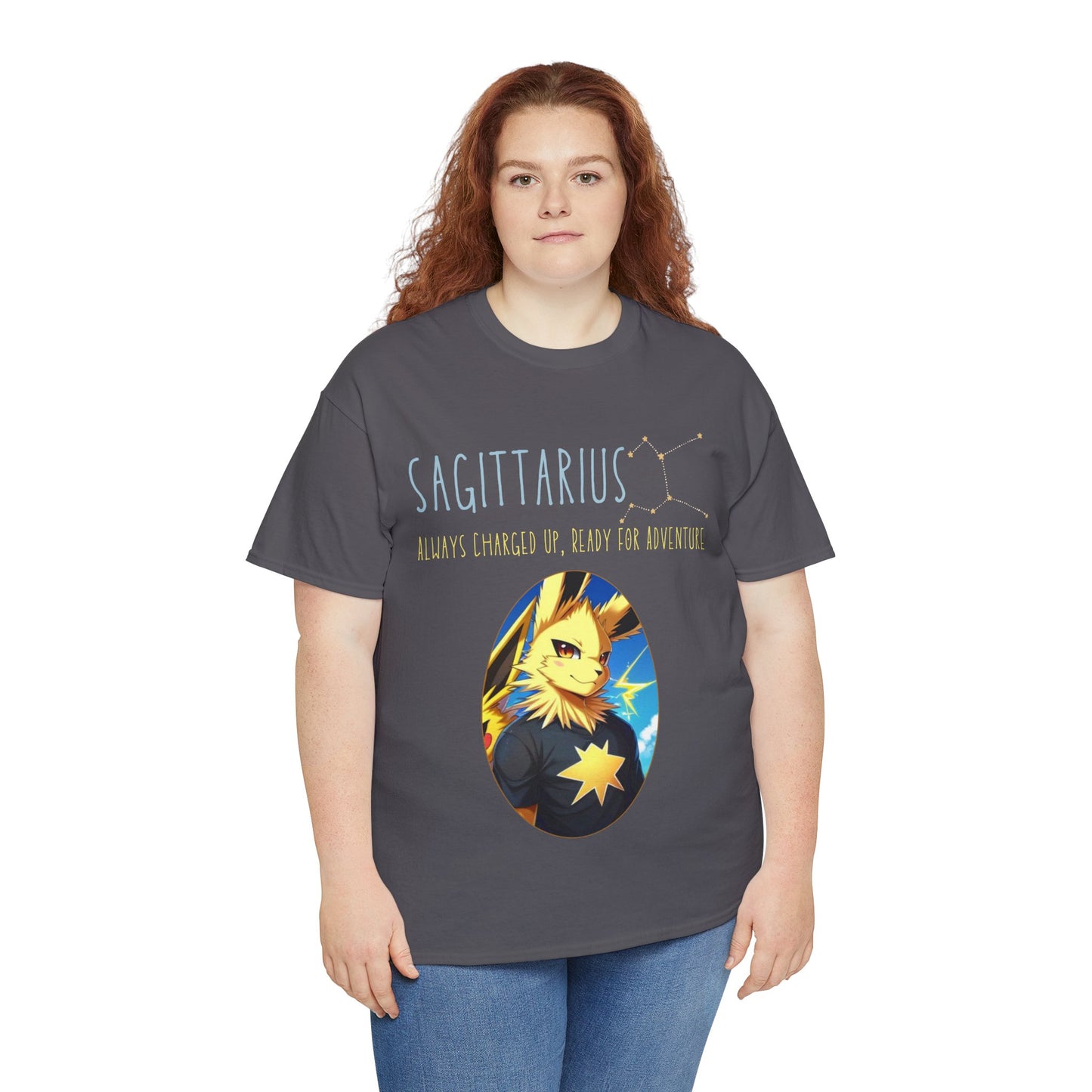 Sagittarius: Always Charged Up Tee | AUS SHIPPING