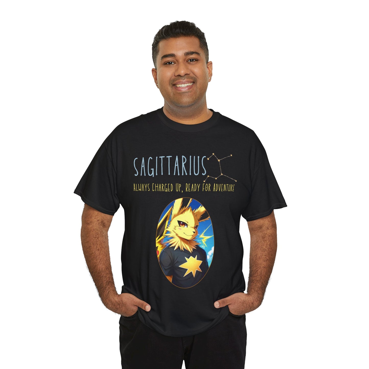 Sagittarius: Always Charged Up Tee | USA SHIPPING