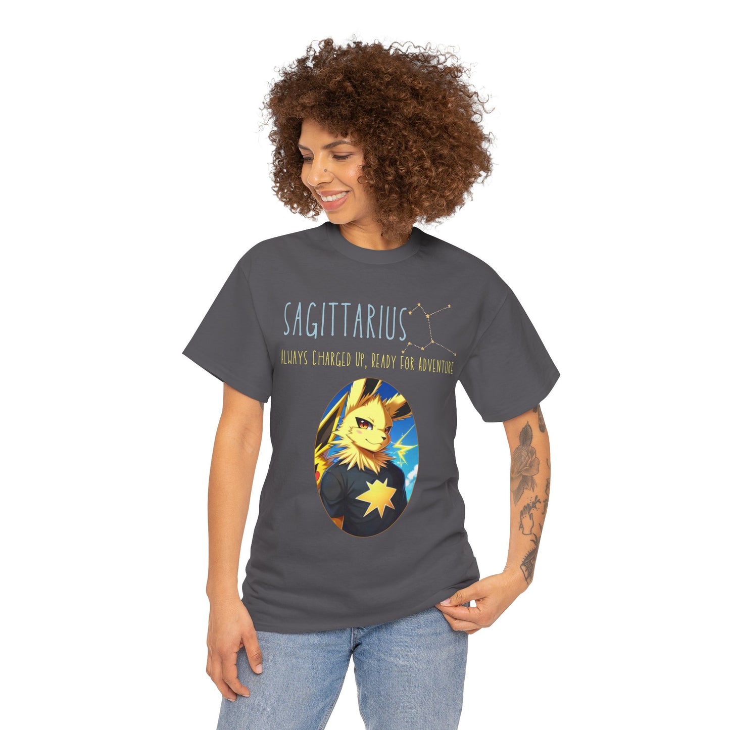 Sagittarius: Always Charged Up Tee | USA SHIPPING