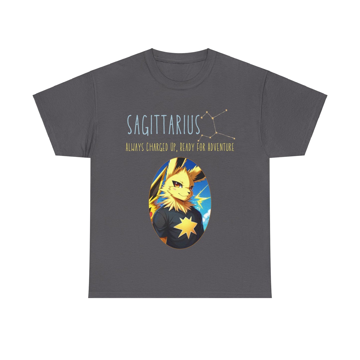 Sagittarius: Always Charged Up Tee | AUS SHIPPING