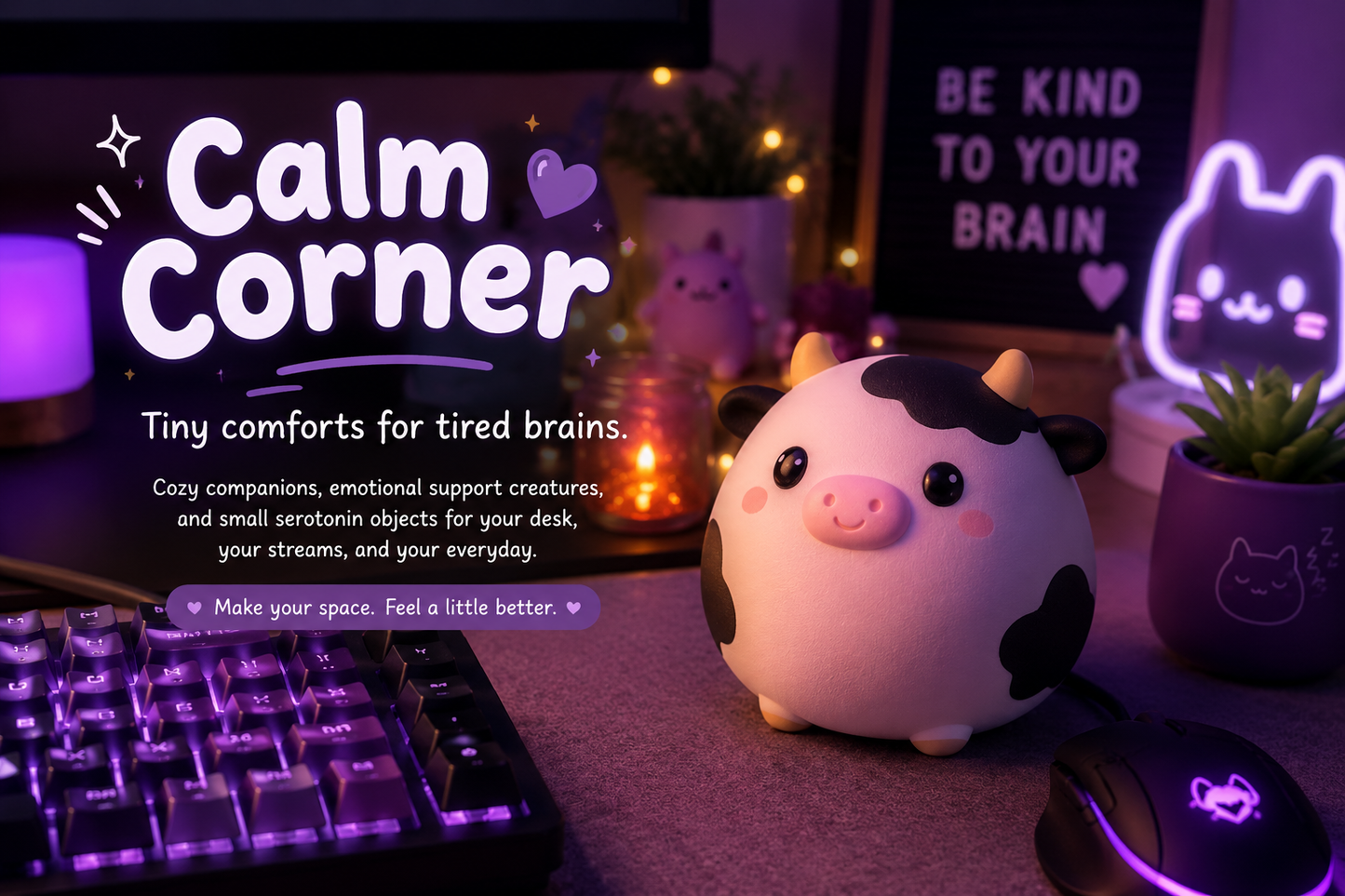 Emotional Support Desk Creature