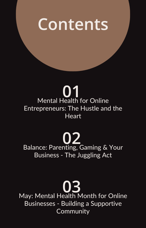 FREE EBOOK: Thrive & Hustle: The Online Entrepreneur's Mental Health Toolkit (Free Preview)